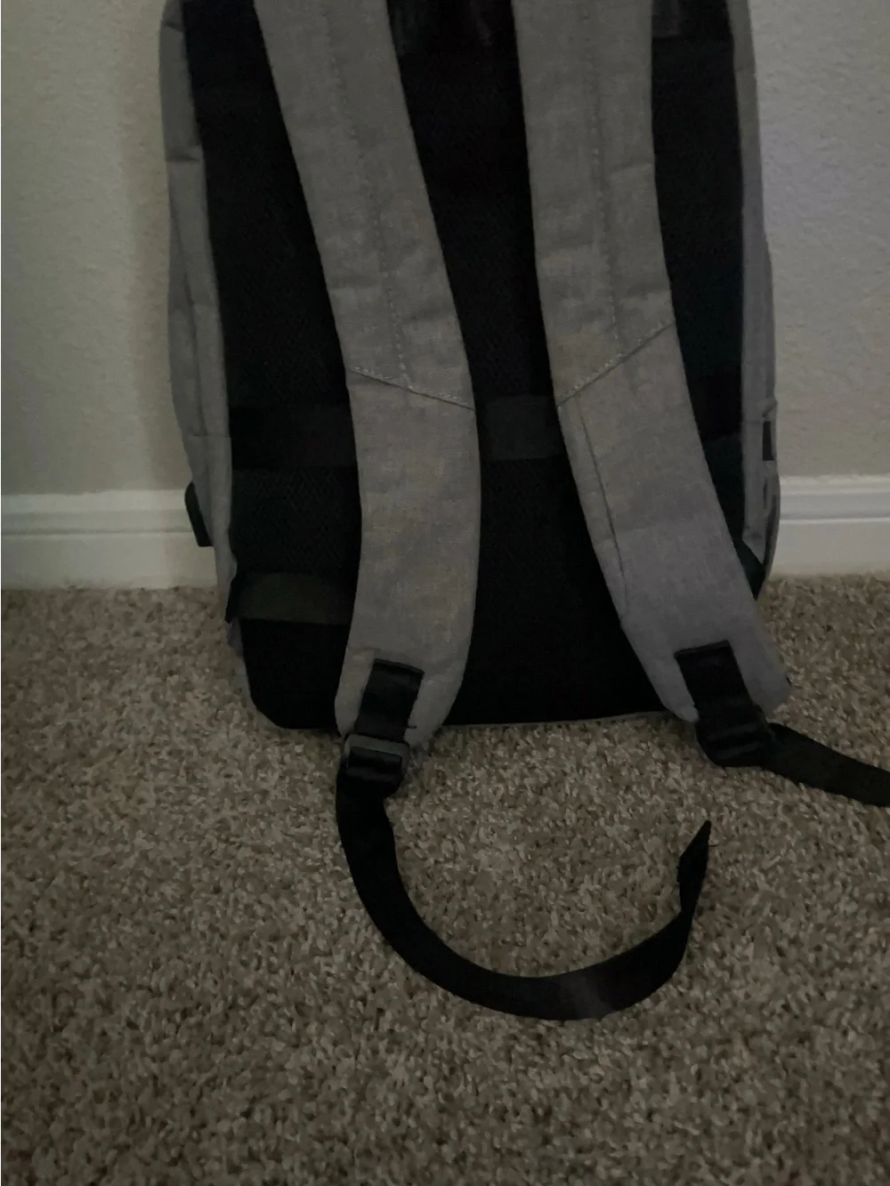Izod Gray and Black Men's Backpack with Front Panel